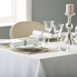 white tablecloths for sale