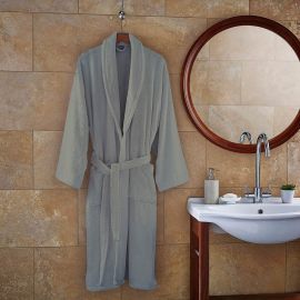 Silver Terry Spa Bathrobe