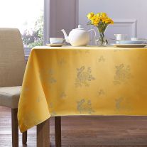 Cezanne Gold Tablecloth - 35" Circular (89cm)