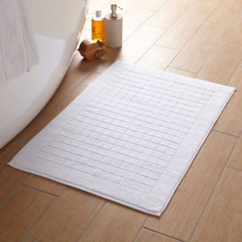 Luxury 850gsm Chequerboard Bath Mat